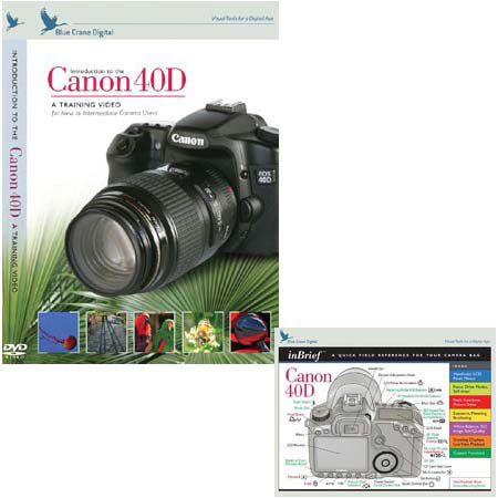 Blue Crane Combo with DVD, for Canon 40D DSLR BC614 - Adorama