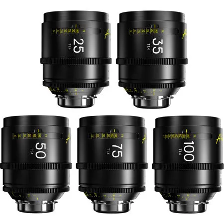 ルネセル　5点セット DZOFILM Arles Prime Cine 5-Lens Kit for PL Mount DZO-SAP5A25IPL