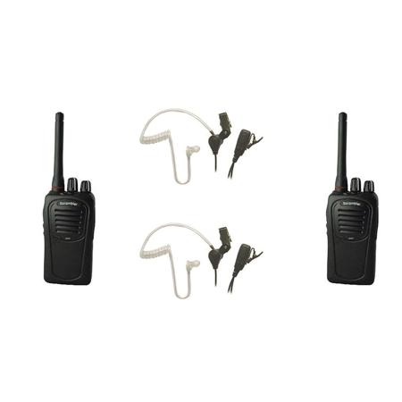Eartec Scrambler SC-1000PLUS Simplex Wireless 2-Way Radio with Li-Ion Battery