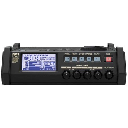 Roland R 4 Pro 4 Channel Recorder With Smpte Time Code R 4pro