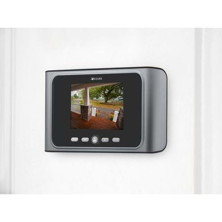 Refurbished Greeter Digital Door Viewer /& Doorbell in Space Gray