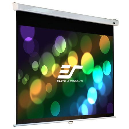 M84HSR-Pro Slow Retract Pull Down Projection Manual Projector Screen Elite Screens Manual SRM Pro 84-inch 16:9