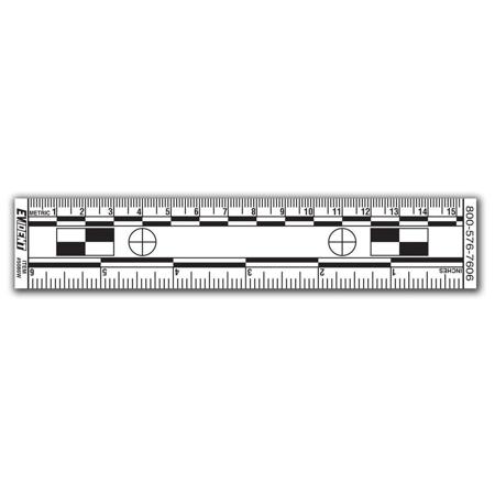 White Evidence Ruler Evident 6
