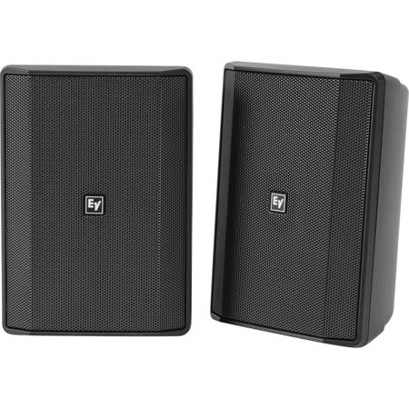 Electro Voice Evid S5 2x 5 25 2 Way 70 100v Commercial Loudspeaker Pair Black F 01u 332 738 Electro Voice Evid S5 2x 5 25 2 Way 70 100v Commercial Loudspeaker Pair Black F 01u 332 738