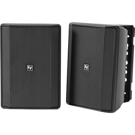 Electro Voice Evid S5 2x 5 25 2 Way 70 100v Commercial Loudspeaker Pair Black F 01u 332 738 Electro Voice Evid S5 2x 5 25 2 Way 70 100v Commercial Loudspeaker Pair Black F 01u 332 738