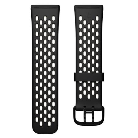white fitbit versa band
