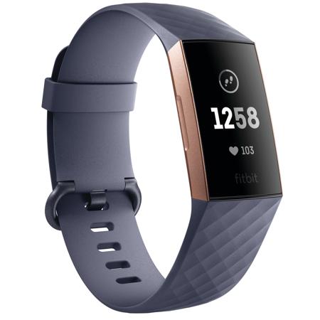 Fitbit Charge 3, Rose Gold/Blue Grey 