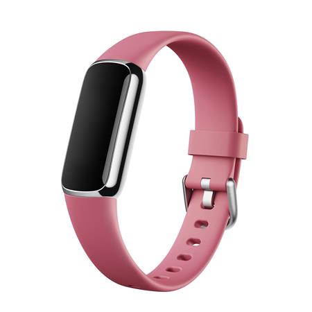 Fitbit Luxe Fitness and Wellness Smartwatch, Orchid/Platinum Stainless ...