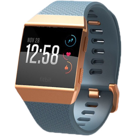 fitbit ionic smart fitness watch slate blue