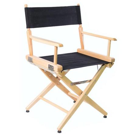 Filmcraft Pro Series 18 Short Director Chair Natural Wood With