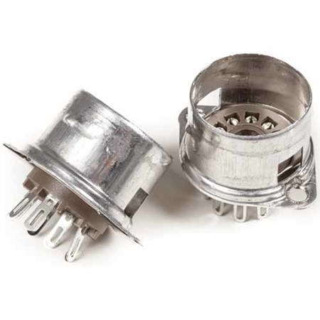 Fender Pure Vintage 9-Pin Amplifier Tube Sockets (2)