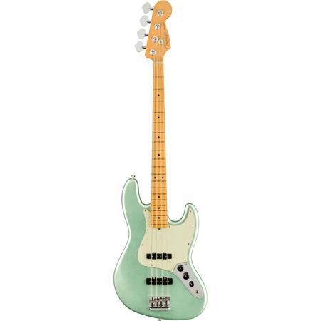 Fender American Professional II Jazz Bass Guitar, Maple Fingerboard, Mystic  Surf Green