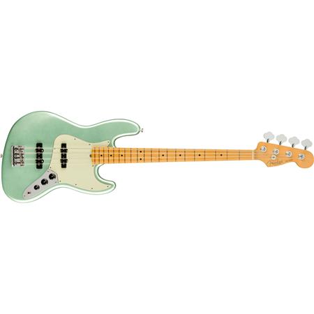 Fender American Professional II Jazz Bass Guitar, Maple Fingerboard, Mystic  Surf Green