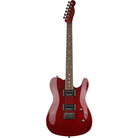 Fender Special Edition Custom Telecaster Electric Guitar FMT HH, Laurel  Fingerboard, Crimson Red Transparent
