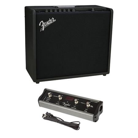 Fender Mustang GT 100 100W WiFi Digital Amplifier with 21 Amp Models, 46  Effects - With Fender MGT-4 Mustang GT Footswitch