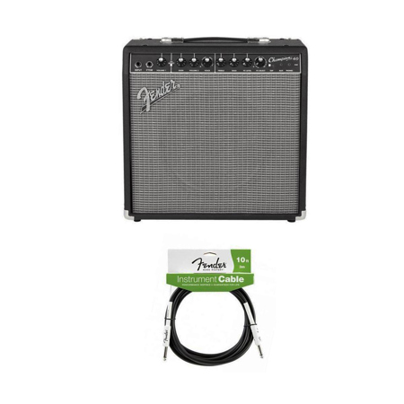 Fender Champion 40 Guitar Amplifier with 12" Speaker W/Instrument Cable/Cloth