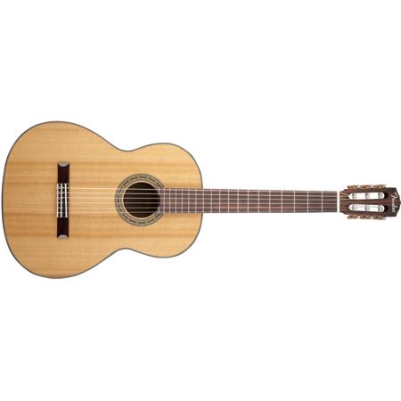 Fender Cn 140s Solid Top Classical Acoustic Guitar Rosewood Fingerboard Natura 0960327021