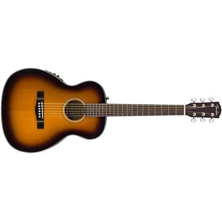 Travel Body Style Natural Finish Fender CT-140SE Acoustic-Electric Guitar with Case 