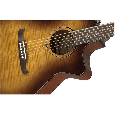 Fender Alternative FA-345CE Auditorium Acoustic-Electric Guitar, Laurel  Fingerboard, 3-Tone Tea Burst
