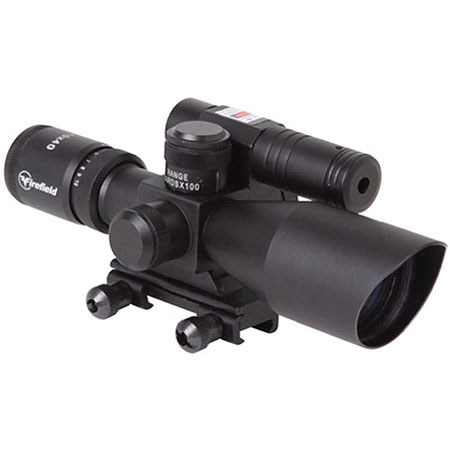 Firefield 2.5-10x40 Riflescope, Illuminated Green Mil Dot ...