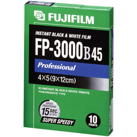 Fujifilm Fp 3000b Instant Black White Print Film Iso 30 4x5 10pk 1507 1507 Fujifilm Fp 3000b Instant Black White Print Film Iso 30 4x5 10pk 1507 1507