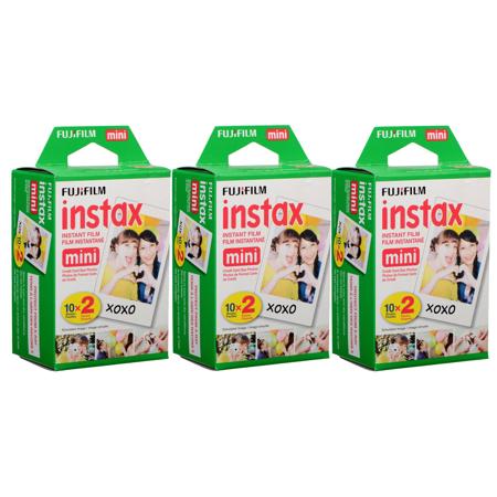 Uit Lijkenhuis zakdoek Fujifilm Instax Mini Instant Daylight Film ISO 800, 3 Twin Packs, (60  Exposures) 16437396 3