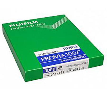 Fujifilm Fujichrome Provia RDP III 100F Color Slide Film ISO 100, 4x5