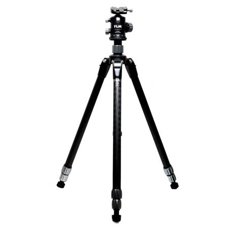 FLM CP30-L3 Pro 3-Section Carbon Fiber Tripod + CB-48FTR Ball Head ...