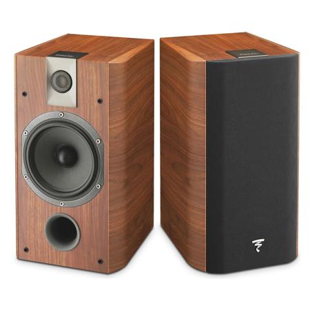 Focal Chorus 706 2 Way Bass Reflex Bookshelf Speakers Walnut