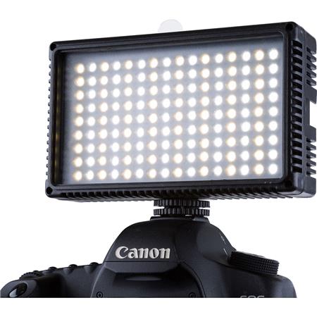 Phot-R 144 LED Dimmable Bi-Colour On Camera Video Light Panel 3200K-5600K DSLR 