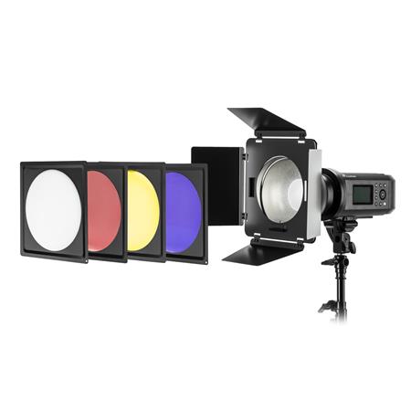 Attaches to Most Light Stands. Flashpoint Gel Filter Holder for 24 Gels 