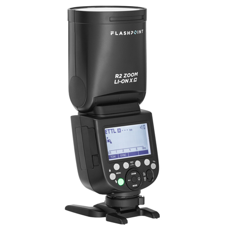 Flashpoint Zoom Li-on X R2 TTL On-Camera Round Flash Speedlight For Sony (V1)  FP-ZL-X-S