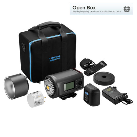 Flashpoint XPLOR 600 TTL HSS Battery-Powered Monolight Open Box Bowens Mount