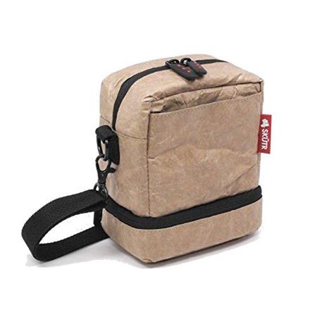 Skutr Bag For Fujifilm Instax And Polaroid 300 Series Camera Tyvek Brown