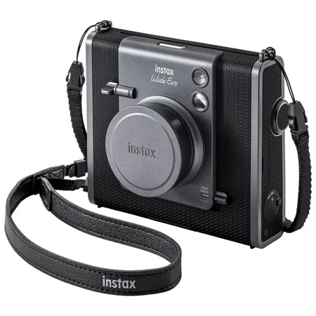 【新品未開封】　FUJIFILM instax WIDE Evo ブラック Fujifilm Instax WIDE Evo Hybrid Instant Camera 16840957