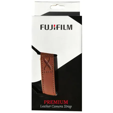 Fujifilm Premium Leather Camera Strap, Brown 600018569 - Adorama