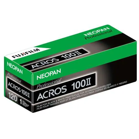 Fujifilm Neopan 100 Acros II Black and White Negative Film, 120