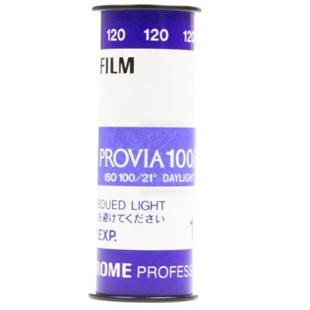Fujifilm Provia 100F 120フィルム 5本入 Fujifilm Provia RDPIII 100F 120 Color Slide Film, 5-Pack