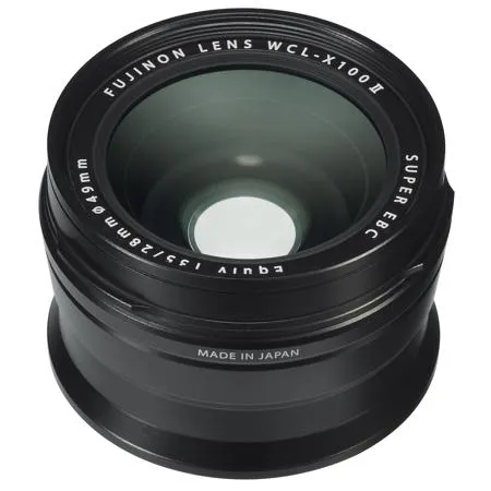 Fujifilm WCL-X100 II Wide Conversion Lens, Black 16534728 Adorama