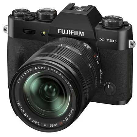 【先着順】FUJIFILM XT30 Fujifilm X-T30 II Mirrorless Camera with XF 18-55mm f/2.8 Lens, Black