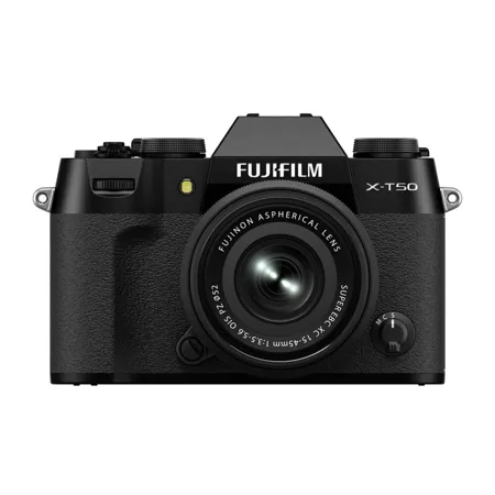 Fujifilm X-T50 Mirrorless Camera with XC 15-45mm f/3.5-5.6 OIS PZ Lens