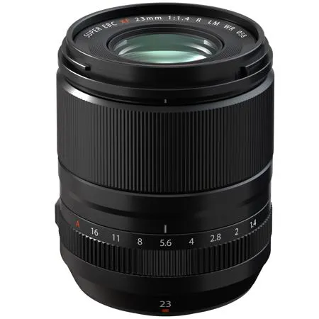 【動作品】Fujifilm XF 23mm F/1.4 R 富士フイルム Fujifilm XF 23mm f/1.4 R LM WR Lens, Black 16746539 - Adorama