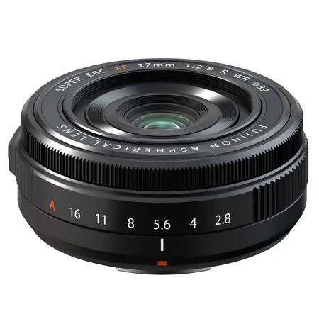 Fujinon XF 27mm f/2.8 R WR Lens, Black