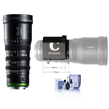 Fujinon Mk50 135mm T2 9 Cine Style Zoom Lens Mft Mount With Chrosziel Control Mk50 135mm T2 9 M4 3 A