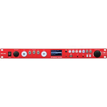 1U Rack FM with RDS Access to Over 20k Stations 1/8 Stereo AUX Input Galaxy Audio RM-IRD Rack Mount Internet Radio 