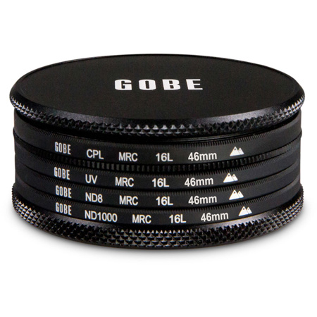 2Peak ND8 ND1000 Lens Filter Kit Circular Polarizing CPL Gobe 46mm UV 