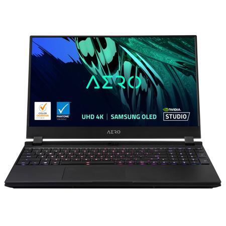 Gigabyte AERO 15 15.6" 4K UHD OLED Gaming Notebook Computer, Intel Core i9-11980HK 3.3GHz, 32GB RAM, 512GB + 1TB SSD, NVIDIA GeForce RTX 3080 8GB, Windows 10 Pro