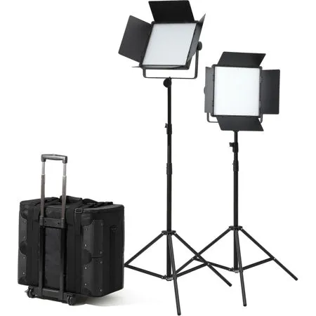 Godox LED1000Bi II Bi-Color LED 2-Light Kit with Stands LED1000BI