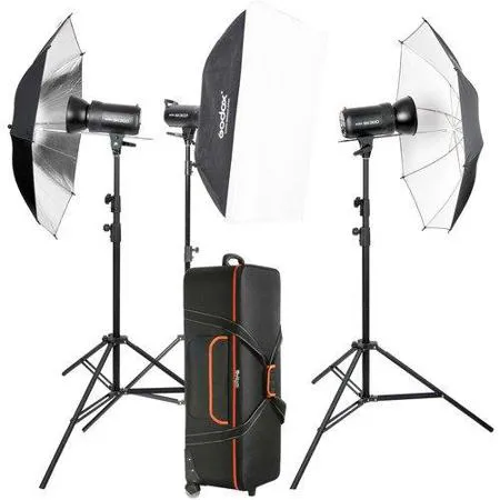 Godox SK300II 3-Light Studio Flash Kit SK300II-D - Adorama