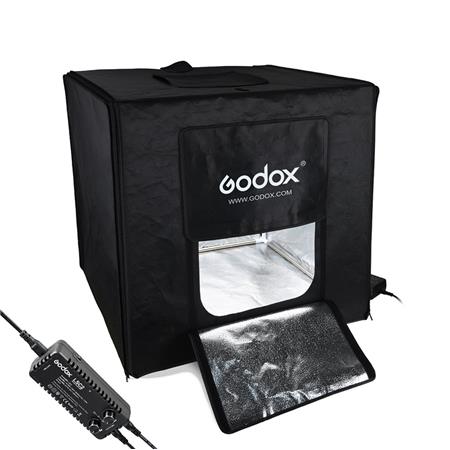 GODOX LST80 LED Mini Photography Studio Tent 80 x 80 x 80cm Triple LED Light Boards Studio Box for Photography Shooting 60W Power、13500~14500 Lumen、5800K±200K Color Temperature